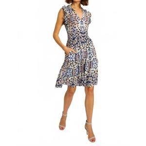 NEW CABALLERO verone mini dress in ink mirage